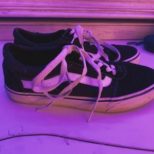 black old skool vans